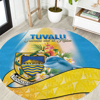 Tuvalu Independence Day Round Carpet Tuvalu Mo Te Atua - Polynesian Pride