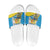 Tuvalu Independence Day Slide Sandals Tuvalu Mo Te Atua - Polynesian Pride