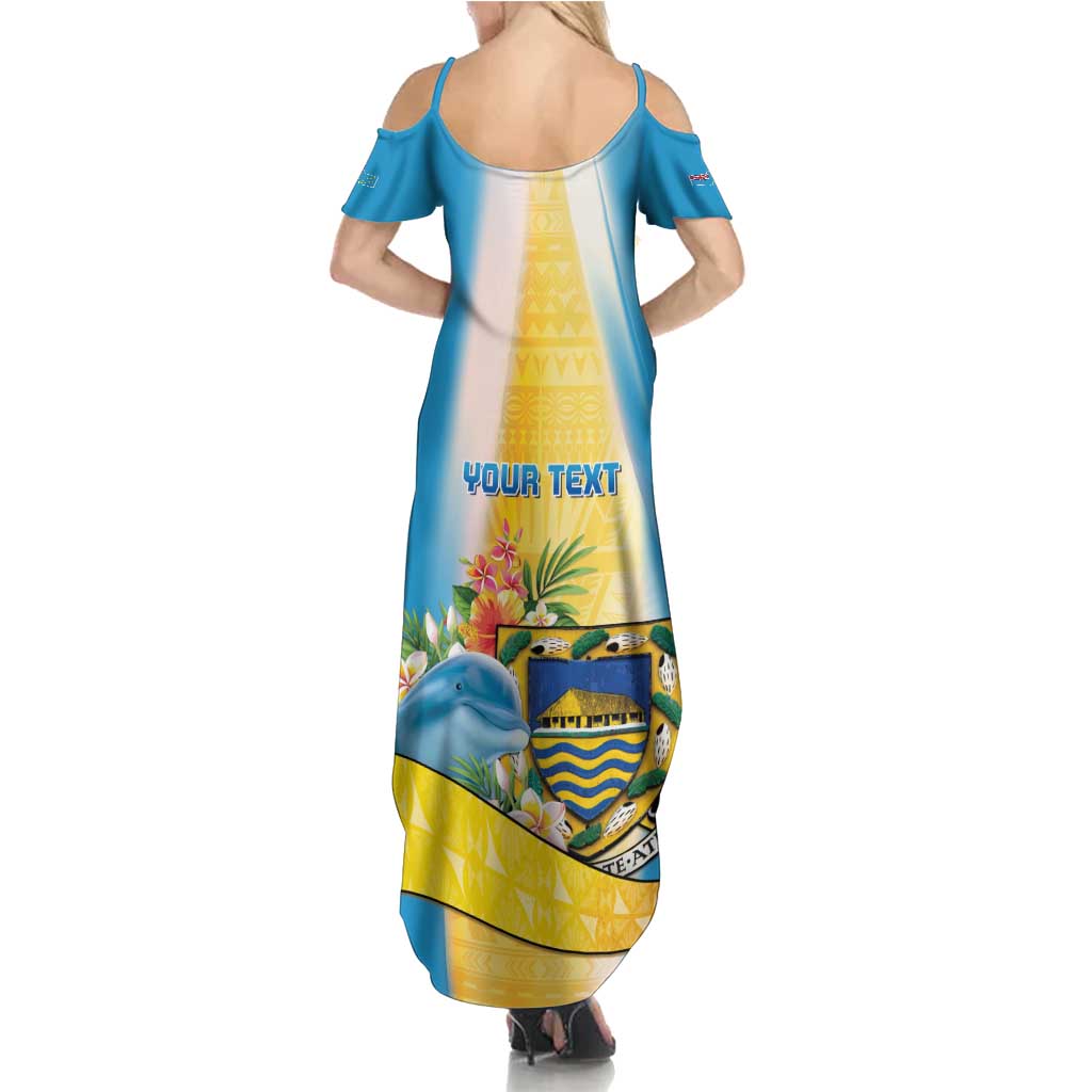 Personalised Tuvalu Independence Day Summer Maxi Dress Tuvalu Mo Te Atua - Polynesian Pride