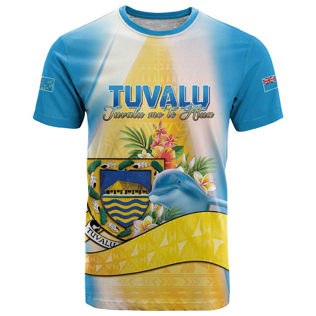 Personalised Tuvalu Independence Day T Shirt Tuvalu Mo Te Atua - Polynesian Pride