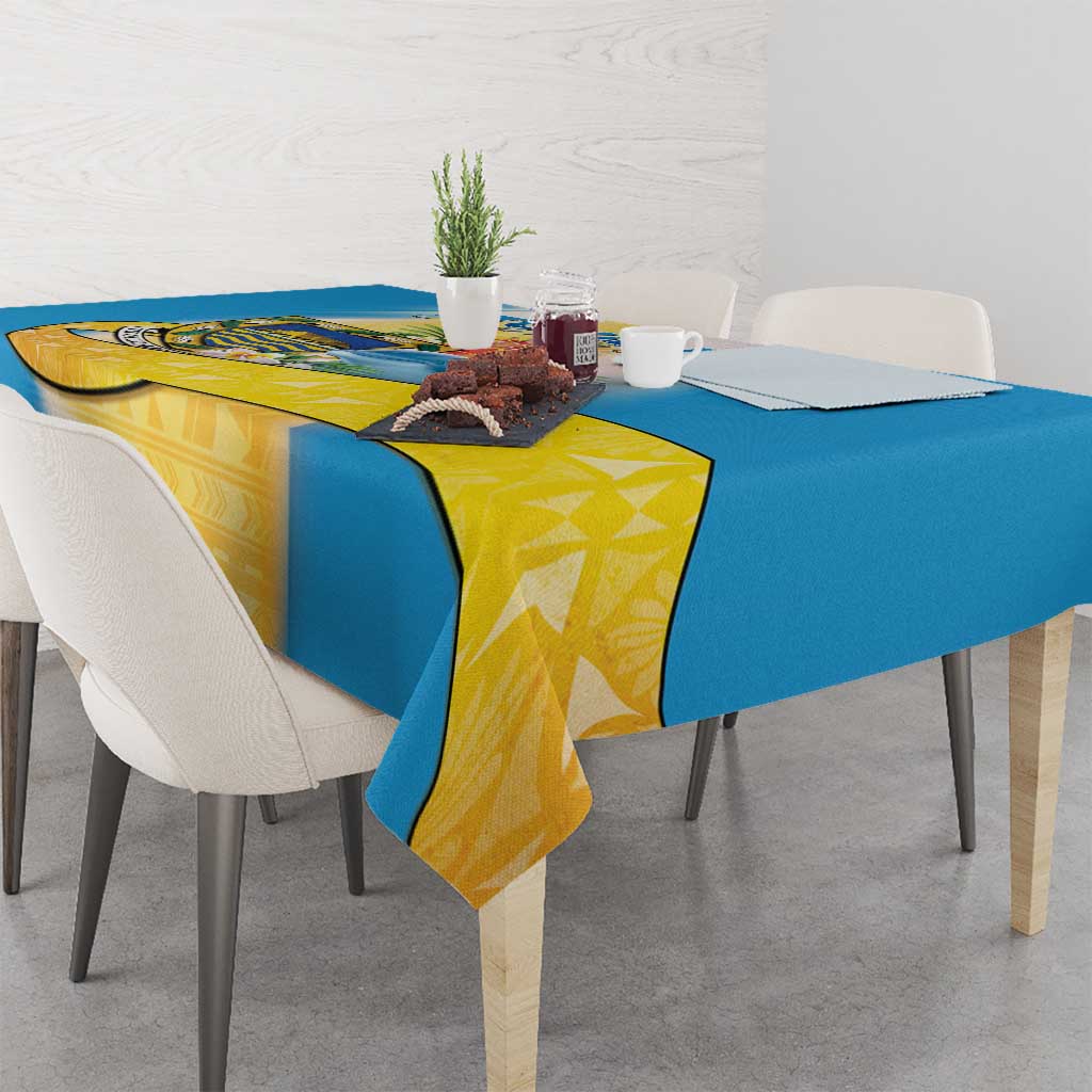 Tuvalu Independence Day Tablecloth Tuvalu Mo Te Atua - Polynesian Pride