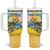 Personalised Tuvalu Independence Day Tumbler With Handle Tuvalu Mo Te Atua - Polynesian Pride