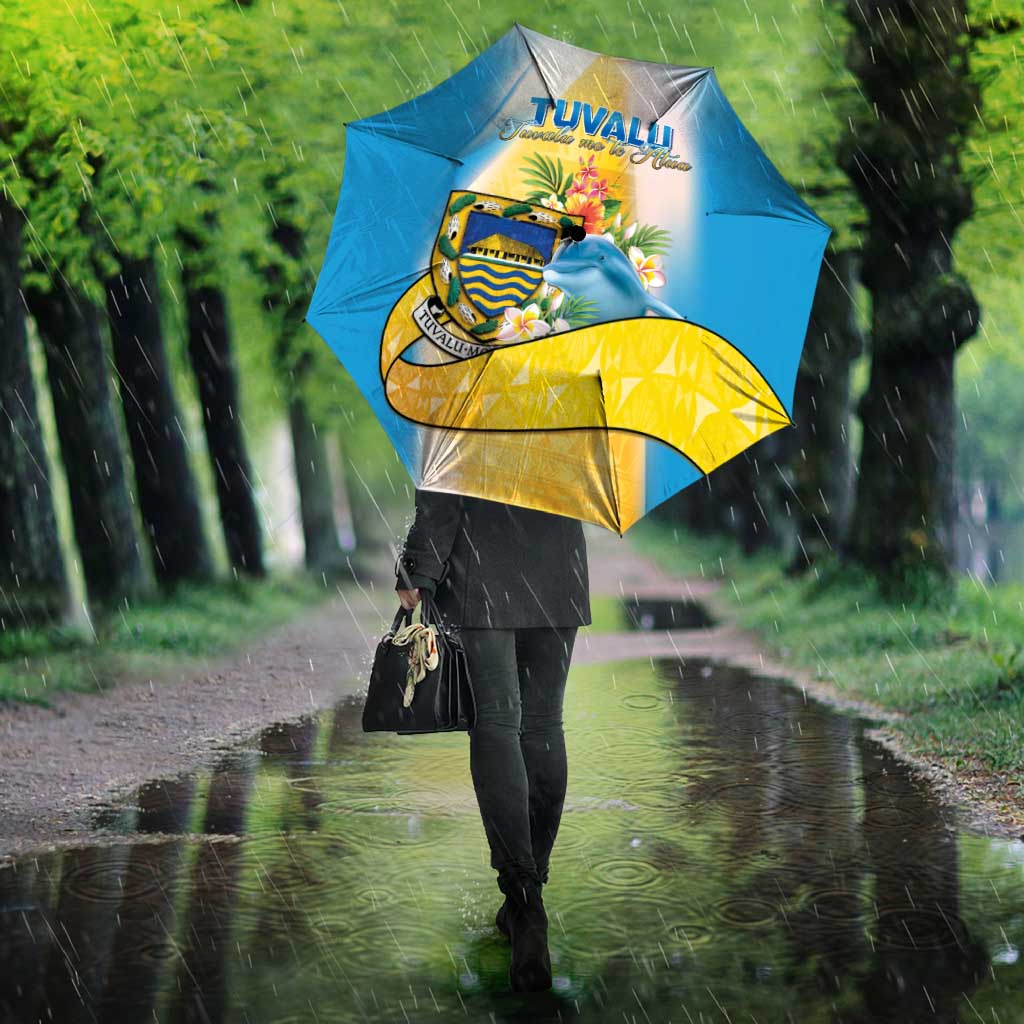 Tuvalu Independence Day Umbrella Tuvalu Mo Te Atua - Polynesian Pride