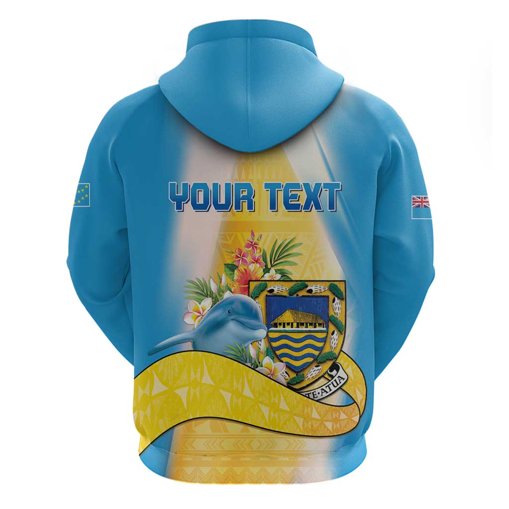 Personalised Tuvalu Independence Day Zip Hoodie Tuvalu Mo Te Atua - Polynesian Pride