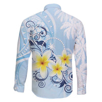 FSM Chuuk Constitution Day Family Matching Short Sleeve Bodycon Dress and Hawaiian Shirt Polynesian Curves Plumeria - Polynesian Pride