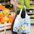 FSM Chuuk Constitution Day Grocery Bag Polynesian Curves Plumeria - Polynesian Pride