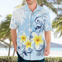 FSM Chuuk Constitution Day Hawaiian Shirt Polynesian Curves Plumeria - Polynesian Pride