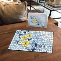 FSM Chuuk Constitution Day Puzzle Polynesian Curves Plumeria - Polynesian Pride