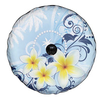 FSM Chuuk Constitution Day Spare Tire Cover Polynesian Curves Plumeria - Polynesian Pride