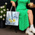 FSM Chuuk Constitution Day Tote Bag Polynesian Curves Plumeria - Polynesian Pride
