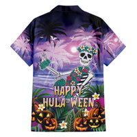 Happy Hulaween Hawaiian Shirt Mahaloween Skeleton Dancing
