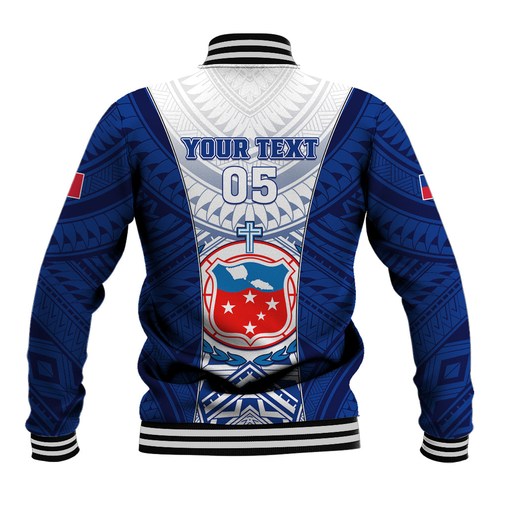 Custom Samoa Rugby Baseball Jacket 2023 Pacific Championships Polynesian Pattern LT05 - Polynesian Pride