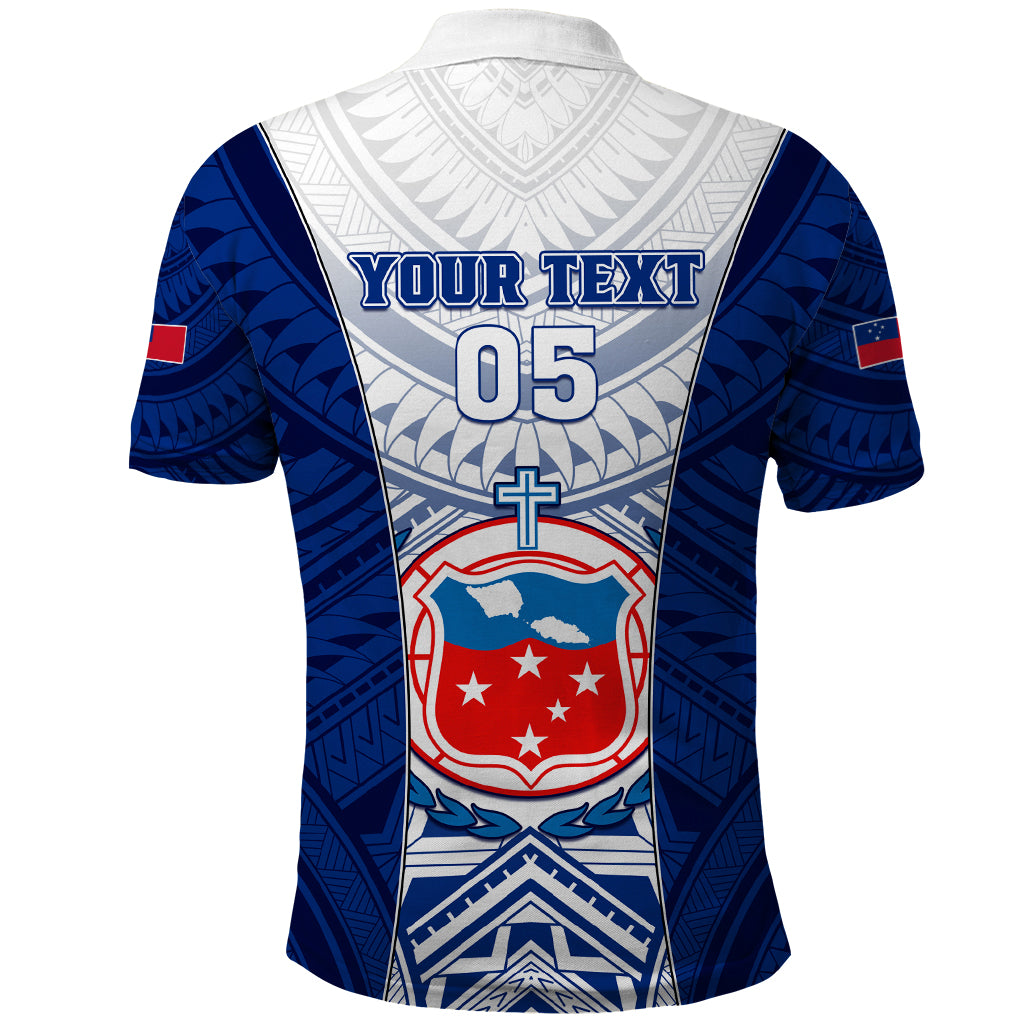 Custom Samoa Rugby Polo Shirt 2023 Pacific Championships Polynesian Pattern LT05 - Polynesian Pride