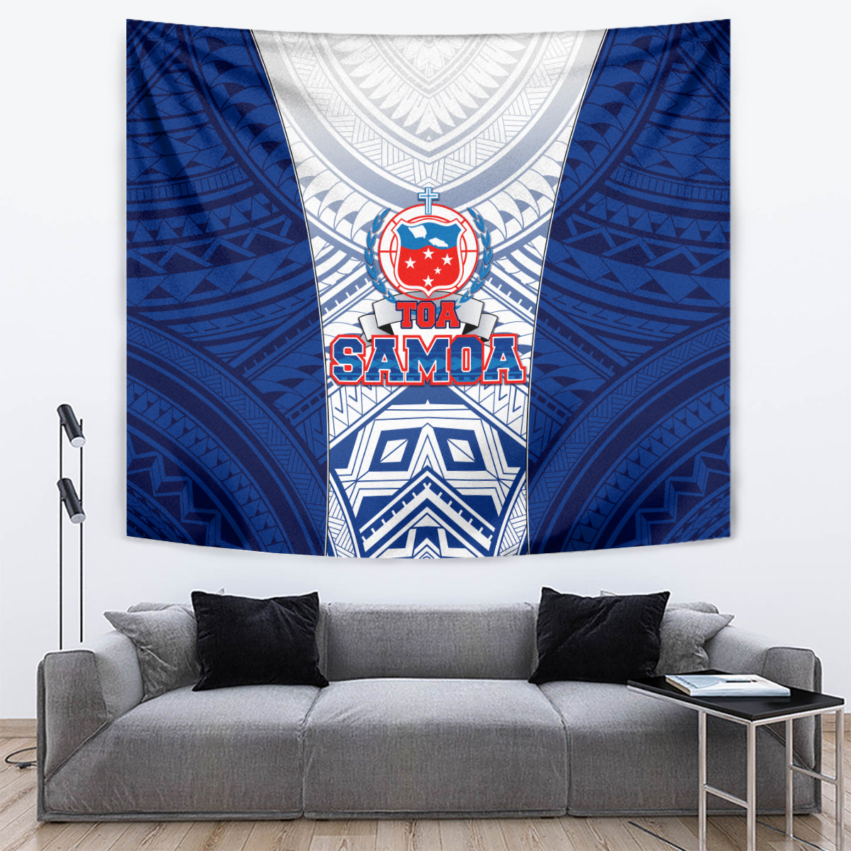 Samoa Rugby Tapestry 2023 Pacific Championships Polynesian Pattern LT05 - Polynesian Pride