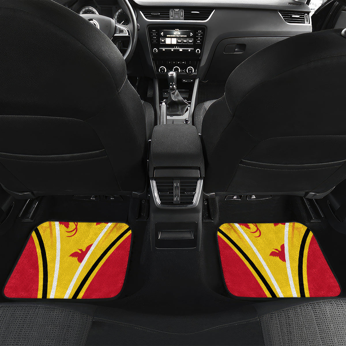 Papua New Guinea Rugby Car Mats 2023 Pacific Championships The Kumuls LT05 - Polynesian Pride
