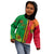Personalised Vanuatu Happy Unity Day Kid Hoodie Polynesian Plumeria LT05 - Polynesian Pride