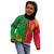 Personalised Vanuatu Happy Unity Day Kid Hoodie Polynesian Plumeria LT05 - Polynesian Pride
