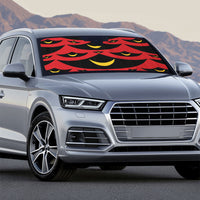 Hawaii Ahu Ula Inspired Auto Sun Shade Red Version