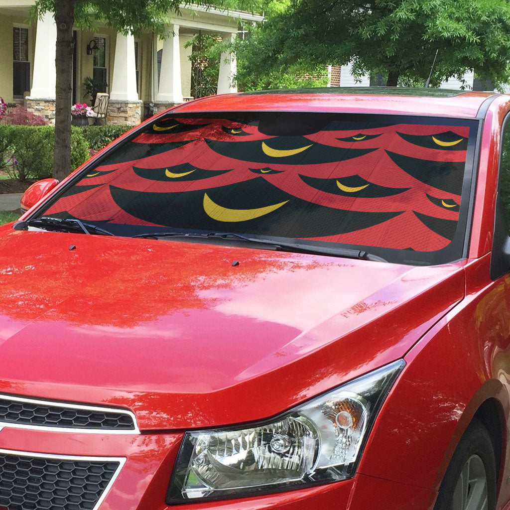 Hawaii Ahu Ula Inspired Auto Sun Shade Red Version