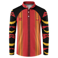 Hawaii Ahu Ula Inspired Button Sweatshirt Red Version LT05 Red - Polynesian Pride