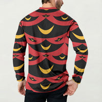 Hawaii Ahu Ula Inspired Button Sweatshirt Red Version LT05 - Polynesian Pride