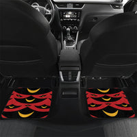 Hawaii Ahu Ula Inspired Car Mats Red Version LT05 Set 2pcs - Back Red - Polynesian Pride