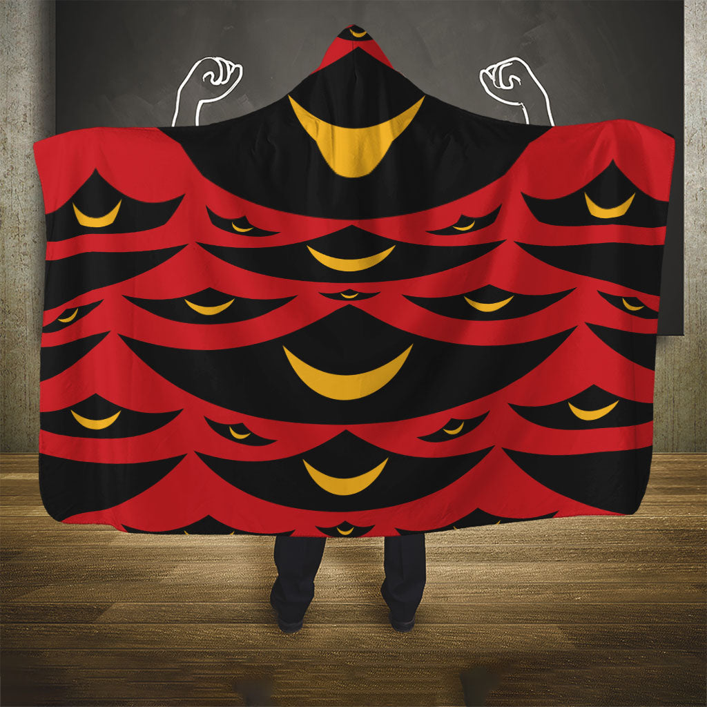Hawaii Ahu Ula Inspired Hooded Blanket Red Version LT05 - Polynesian Pride