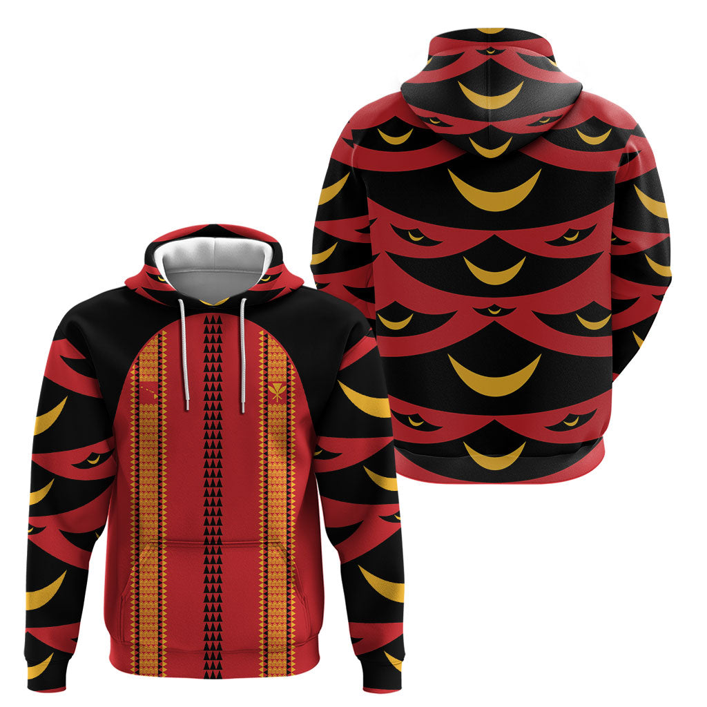 Hawaii Ahu Ula Inspired Hoodie Red Version LT05 - Polynesian Pride