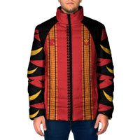 Hawaii Ahu Ula Inspired Padded Jacket Red Version LT05 Men Red - Polynesian Pride
