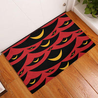 Hawaii Ahu Ula Inspired Rubber Doormat Red Version LT05 - Polynesian Pride