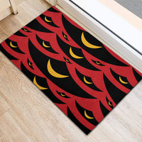 Hawaii Ahu Ula Inspired Rubber Doormat Red Version LT05 - Polynesian Pride