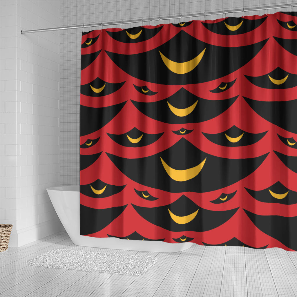 Hawaii Ahu Ula Inspired Shower Curtain Red Version LT05 - Polynesian Pride