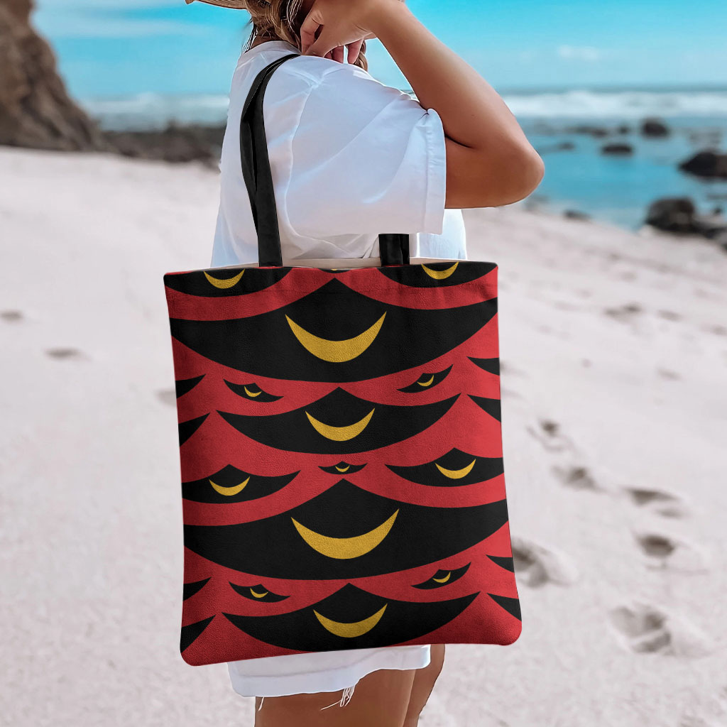Hawaii Ahu Ula Inspired Tote Bag Red Version
