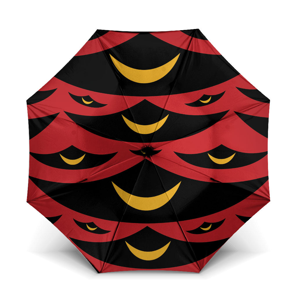 Hawaii Ahu Ula Inspired Umbrella Red Version LT05 One Size Folded 11.42 inch Opened Diameter 37.4 inch Red - Polynesian Pride
