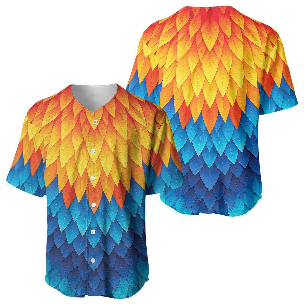 Polynesia Colorful Rooster Costume Baseball Jersey
