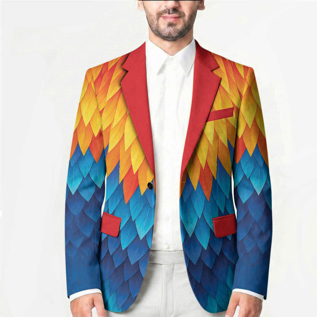Polynesia Colorful Rooster Costume Blazer LT05 - Polynesian Pride