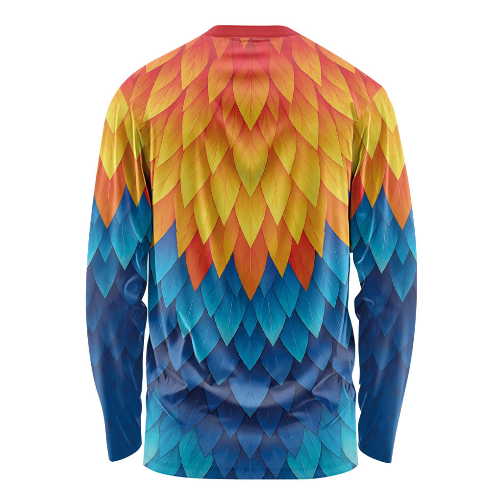 Polynesia Colorful Rooster Costume Long Sleeve Shirt LT05 - Polynesian Pride