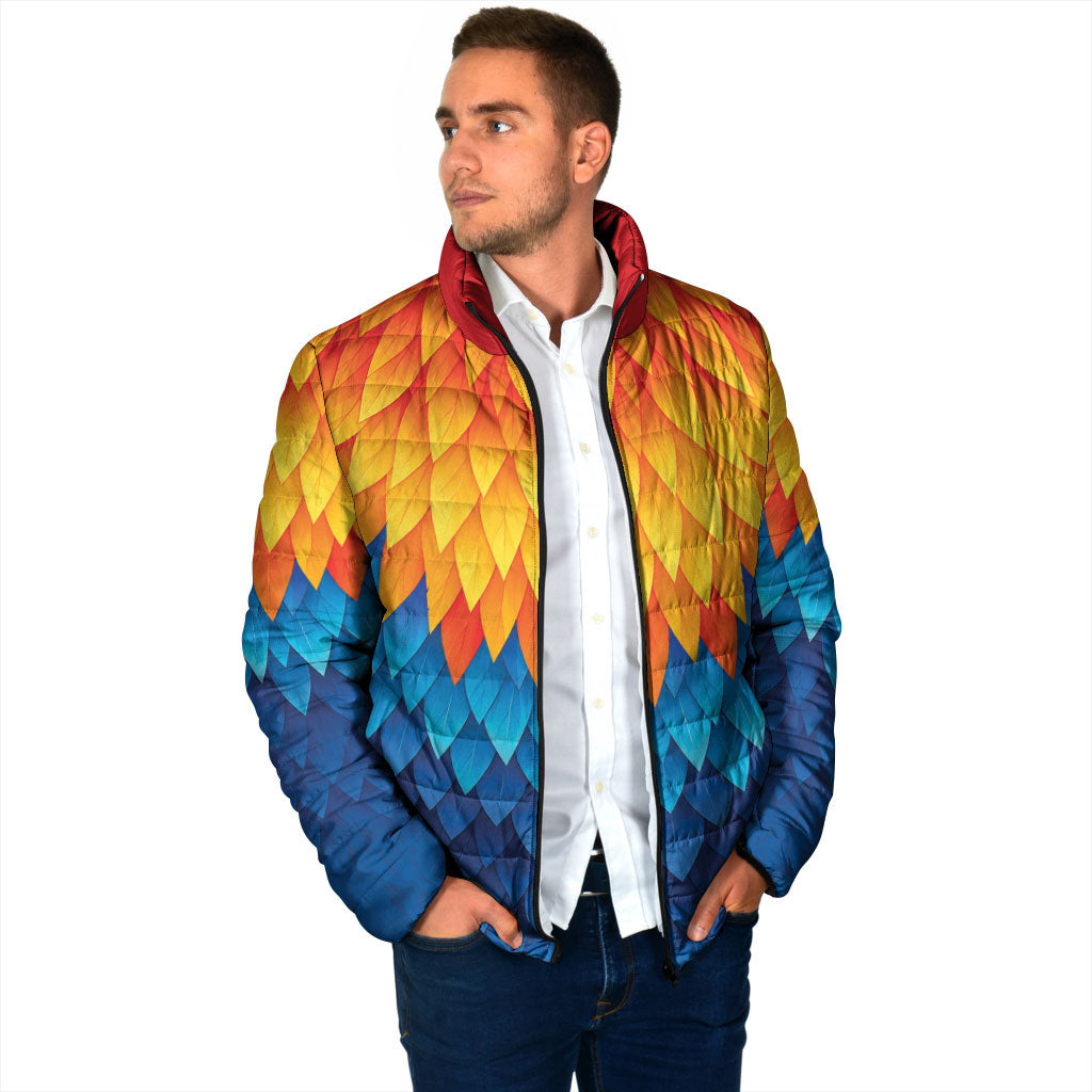 Polynesia Colorful Rooster Costume Padded Jacket LT05 - Polynesian Pride