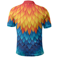 Polynesia Colorful Rooster Costume Polo Shirt LT05 - Polynesian Pride