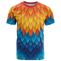 Polynesia Colorful Rooster Costume T Shirt