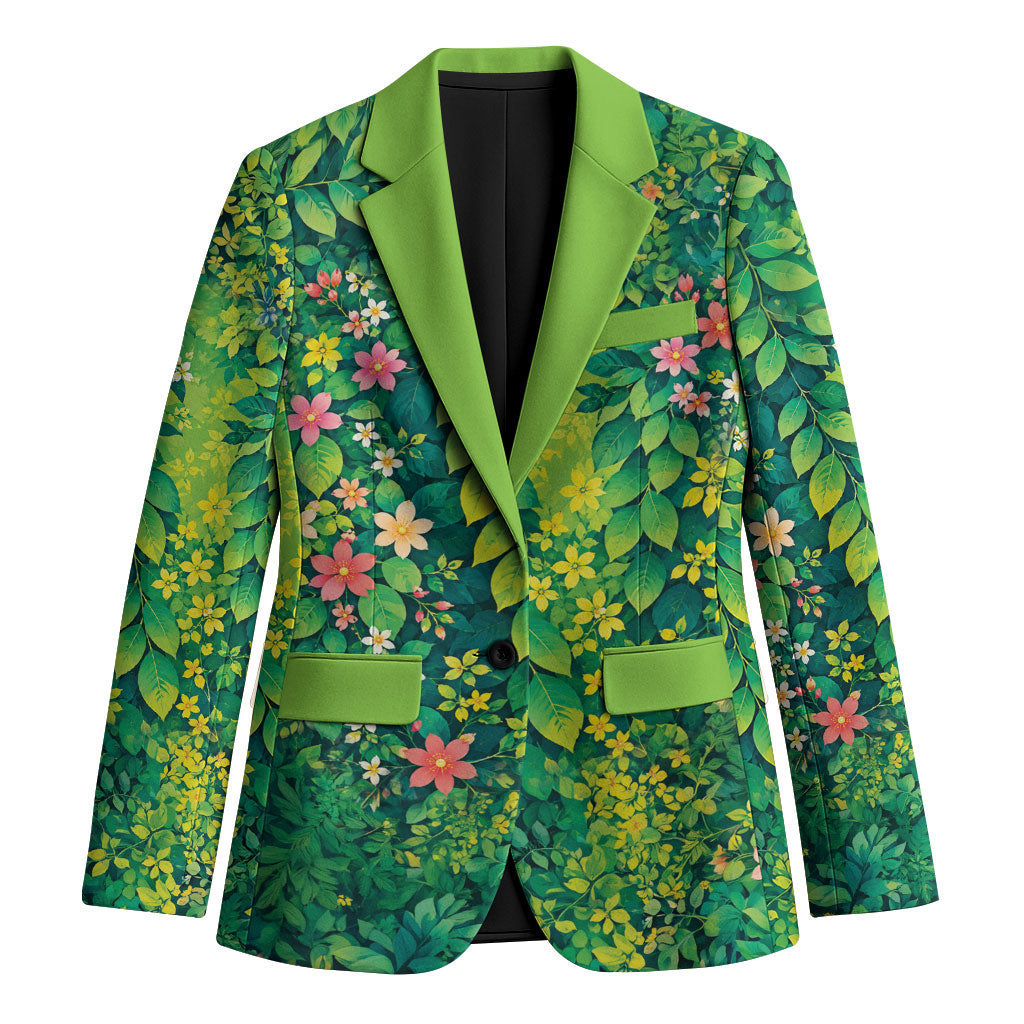 Polynesian Enchanted Mother Nature Costume Blazer LT05 Unisex Green - Polynesian Pride