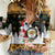 Custom Hawaii James Campbell High School Christmas Women Casual Shirt Tropical Santa Claus LT05 Female Black - Polynesian Pride