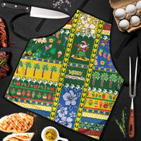 Solomon Islands Christmas Apron Festive Beach Vibes - Polynesian Pride