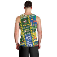 Solomon Islands Christmas Men Tank Top Festive Beach Vibes - Polynesian Pride