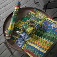 Solomon Islands Christmas Wrapping Paper Festive Beach Vibes - Polynesian Pride