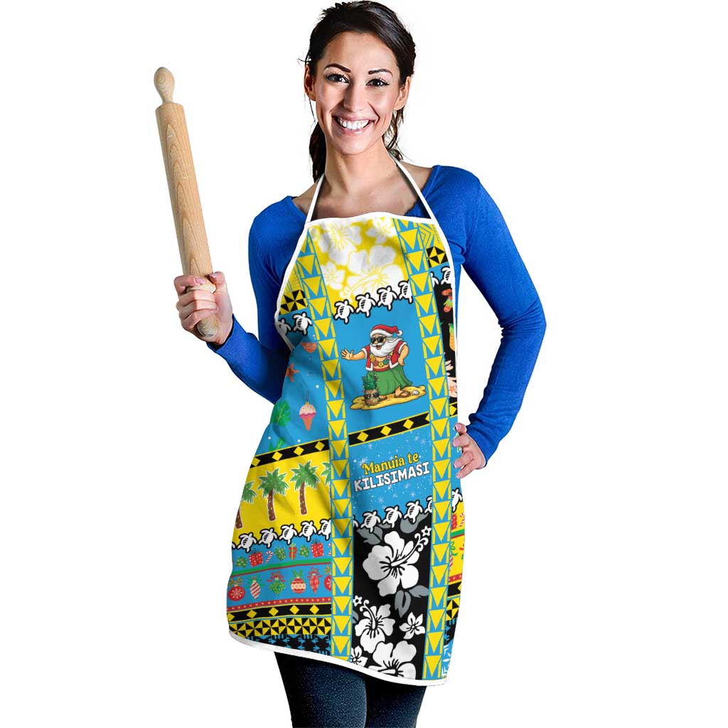 Tuvalu Christmas Apron Festive Beach Vibes - Polynesian Pride