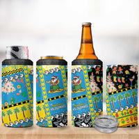 Tuvalu Christmas 4 in 1 Can Cooler Tumbler Festive Beach Vibes - Polynesian Pride