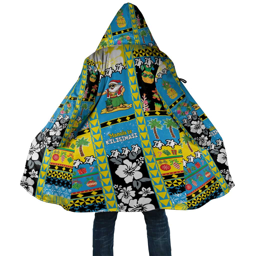 Tuvalu Christmas Cloak Festive Beach Vibes - Polynesian Pride