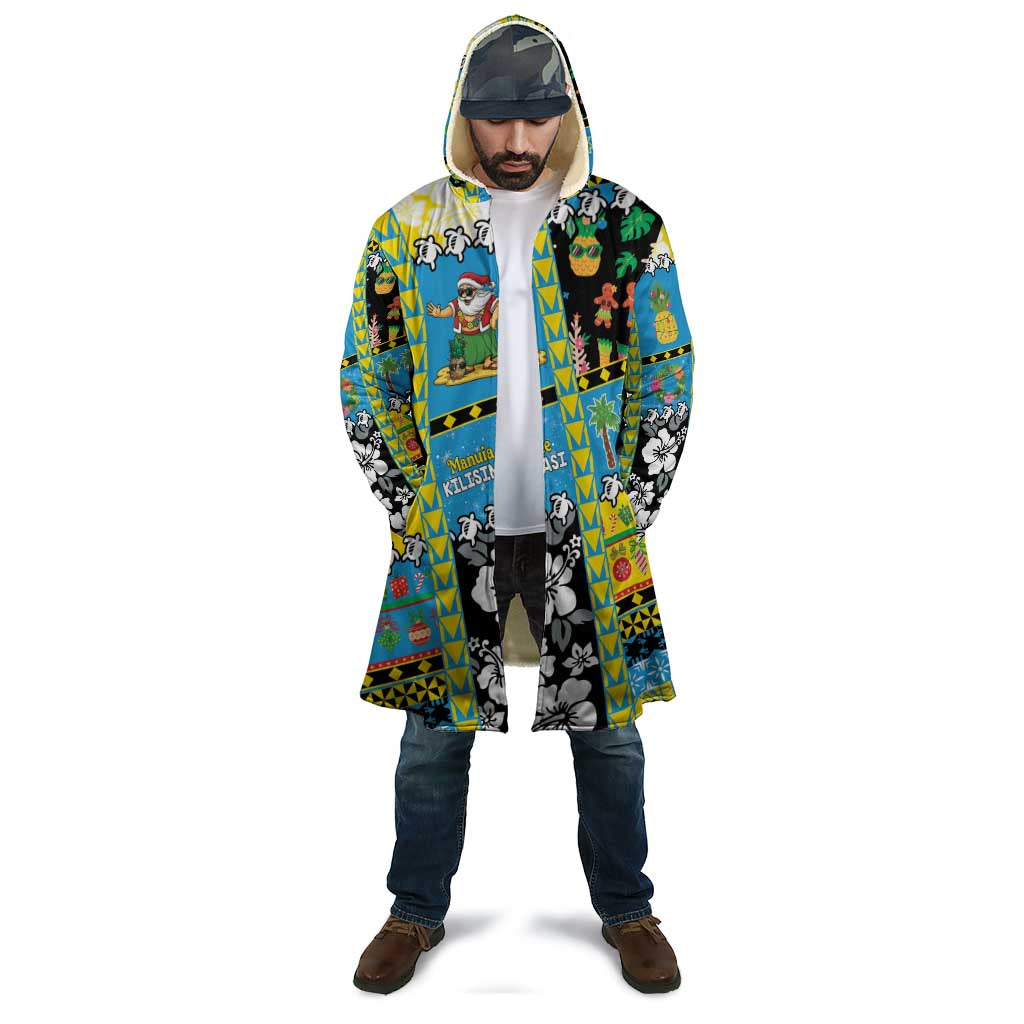 Tuvalu Christmas Cloak Festive Beach Vibes - Polynesian Pride