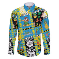 Tuvalu Christmas Family Matching Puletasi and Hawaiian Shirt Festive Beach Vibes - Polynesian Pride